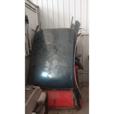 Audi A6 C5 1998 2003 yılları arası direklerden kesme tavan yeşil renk tavan