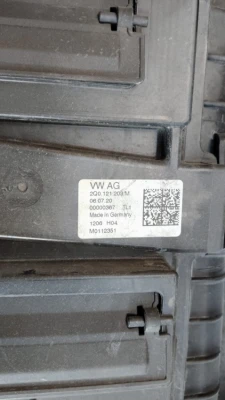 17-26 model Škoda Scala yeni orjinal fan seti 2q0959455h 2q0121203m
