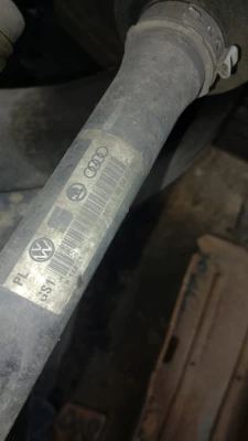 Volkswagen Transporter t6 çıkma orjinal sol ön aks